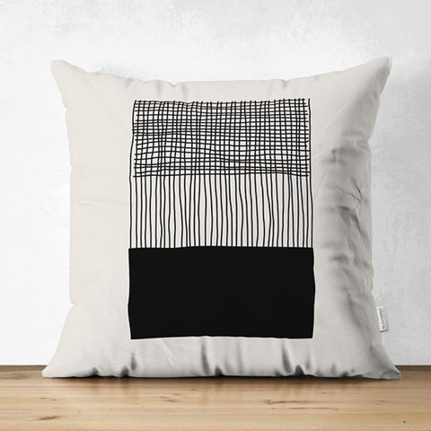 Abstract Pillow Cover|Boho Throw Pillowcase|Abstract Cushion Cover|Decorative Double-Sided Pillowtop|Farmhouse Style Porch Cushion Case