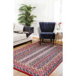 Turkish Kilim Rug|Rustic Pattern Machine-Washable Non-Slip Rug|Ethnic Design Washable Carpet|Traditional Multi-Purpose Anti-Slip Carpet