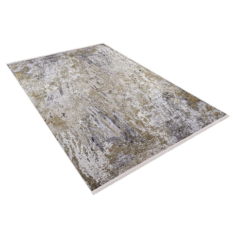 Machine-Washable Rug|Abstract Design Non-Slip Carpet|Gray Beige Transition Washable Carpet|Decorative Area Rug|Multi-Purpose Anti-Slip Rug