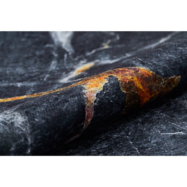 Marble Pattern Rug|Machine-Washable Rug|Abstract Non-Slip Carpet|Marble Washable Carpet|Decorative Area Rug|Multi-Purpose Anti-Slip Rug