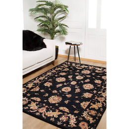 Abstract Design Rug|Machine-Washable Non-Slip Rug|Geometric Ethnic Style Washable Carpet|Decorative Area Rug|Multi-Purpose Anti-Slip Carpet