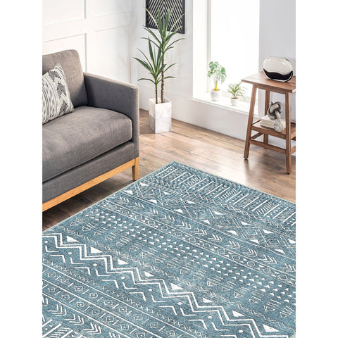 Decorative Ethnic Nordic Farmhouse Carpet