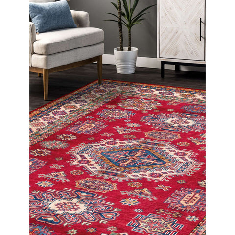 Vintage Looking Geometric Turkish Kilim Carpet