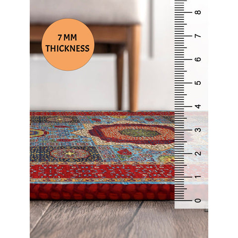 Ethnic Geometric Turkish Kilim Carpet