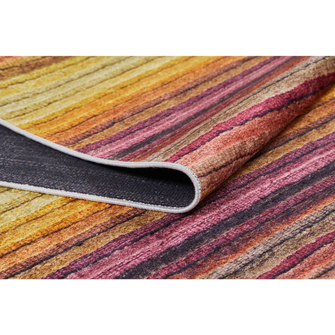 Abstract Design Rug|Machine-Washable Non-Slip Rug|Color Degrade Pattern Washable Carpet|Decorative Area Rug|Multi-Purpose Anti-Slip Carpet