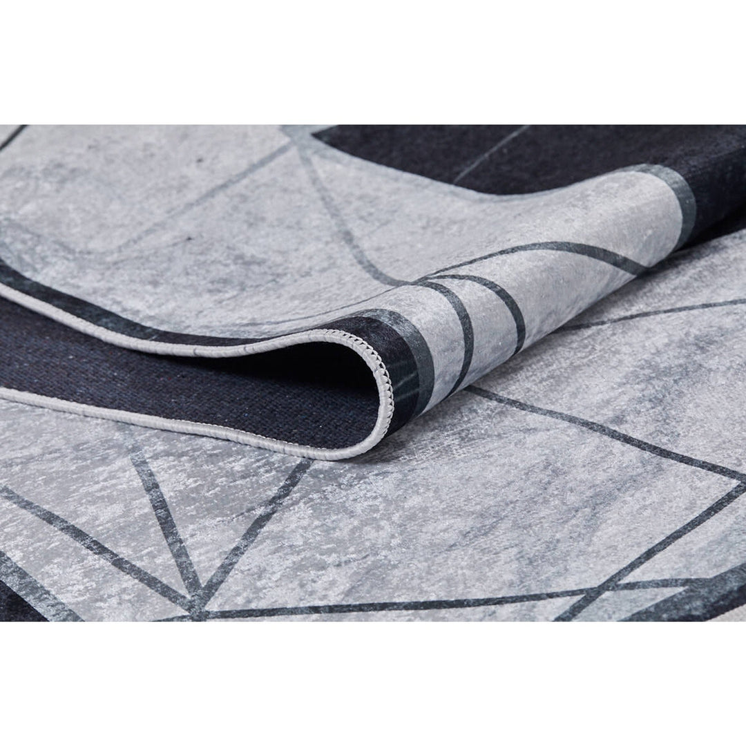 Marble Pattern Rug|Machine-Washable Rug|Abstract Non-Slip Carpet|Marble Washable Carpet|Decorative Area Rug|Multi-Purpose Anti-Slip Rug