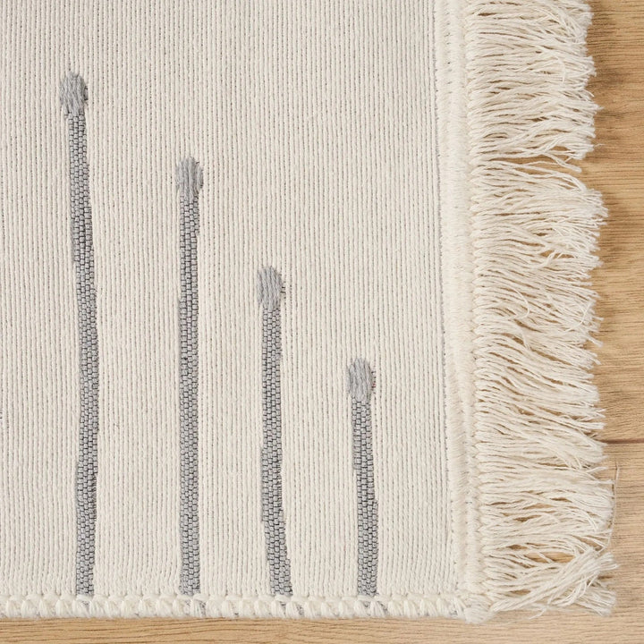 Geometric Kilim Rug|Machine-Washable Double Sided Soft Rug|Striped Diamond Kilim Carpet|Ethnic Design Multi-Purpose Reversible Floor Carpet