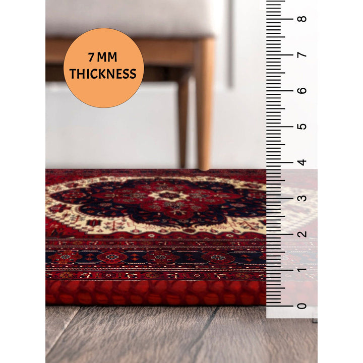 Ethnic Design Geometric Washable Carpet