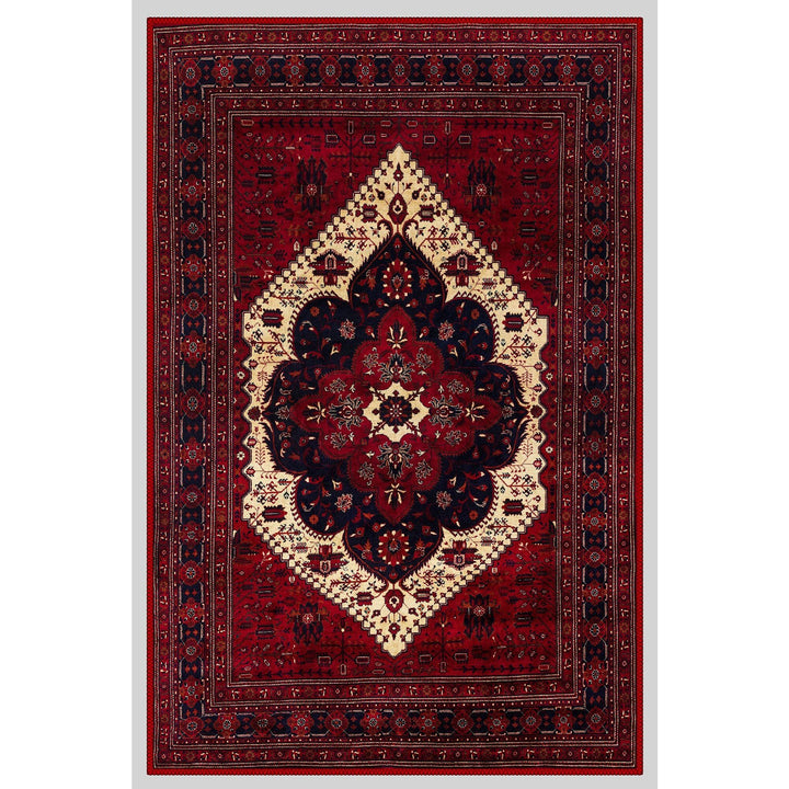 Ethnic Design Geometric Washable Carpet