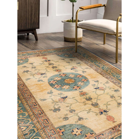 Ethnic Muted Color Turkish Kilim Carpet
