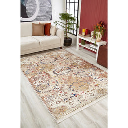 Kilim Pattern Rug|Machine-Washable Non-Slip Rug|Ethnic Design Washable Carpet|Decorative Anatolian Area Rug|Multi-Purpose Anti-Slip Carpet