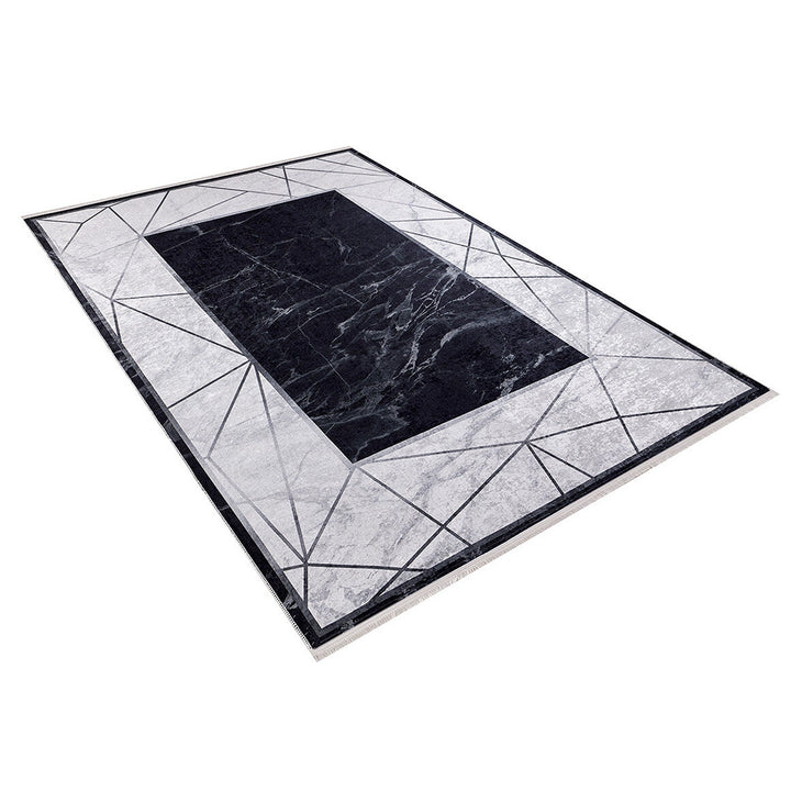 Marble Pattern Rug|Machine-Washable Rug|Abstract Non-Slip Carpet|Marble Washable Carpet|Decorative Area Rug|Multi-Purpose Anti-Slip Rug