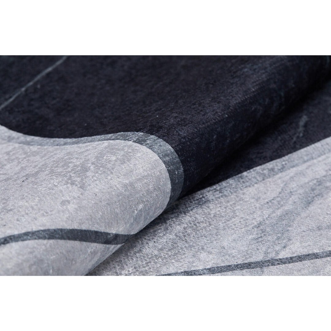 Marble Pattern Rug|Machine-Washable Rug|Abstract Non-Slip Carpet|Marble Washable Carpet|Decorative Area Rug|Multi-Purpose Anti-Slip Rug