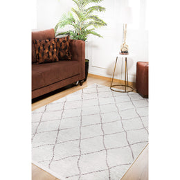 Diamond Pattern Rug|Machine-Washable Non-Slip Rug|Abstract Geometric Washable Carpet|Decorative Area Rug|Multi-Purpose Anti-Slip Carpet