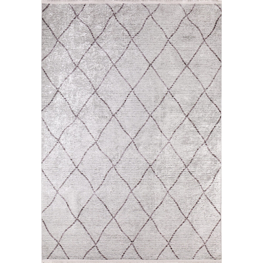 Diamond Pattern Rug|Machine-Washable Non-Slip Rug|Abstract Geometric Washable Carpet|Decorative Area Rug|Multi-Purpose Anti-Slip Carpet