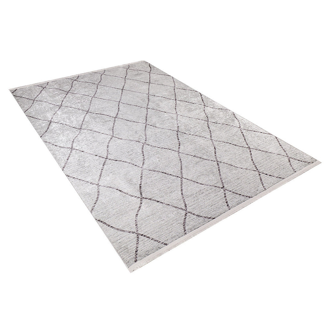 Diamond Pattern Rug|Machine-Washable Non-Slip Rug|Abstract Geometric Washable Carpet|Decorative Area Rug|Multi-Purpose Anti-Slip Carpet