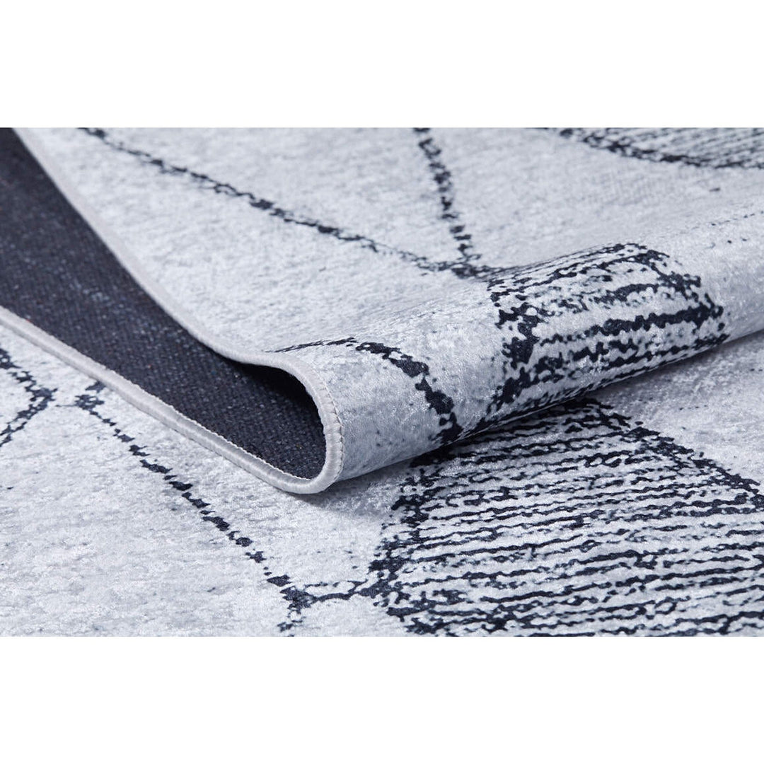 Bohemian Style Rug|Machine-Washable Non-Slip Rug|Boho Washable Carpet|Housewarming Abstract Design Area Rug|Multi-Purpose Anti-Slip Carpet