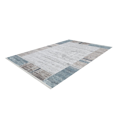 Boho Style Rug|Modern Machine-Washable Non-Slip Rug|Bordered Abstract Washable Carpet|Decorative Area Rug|Multi-Purpose Anti-Slip Carpet
