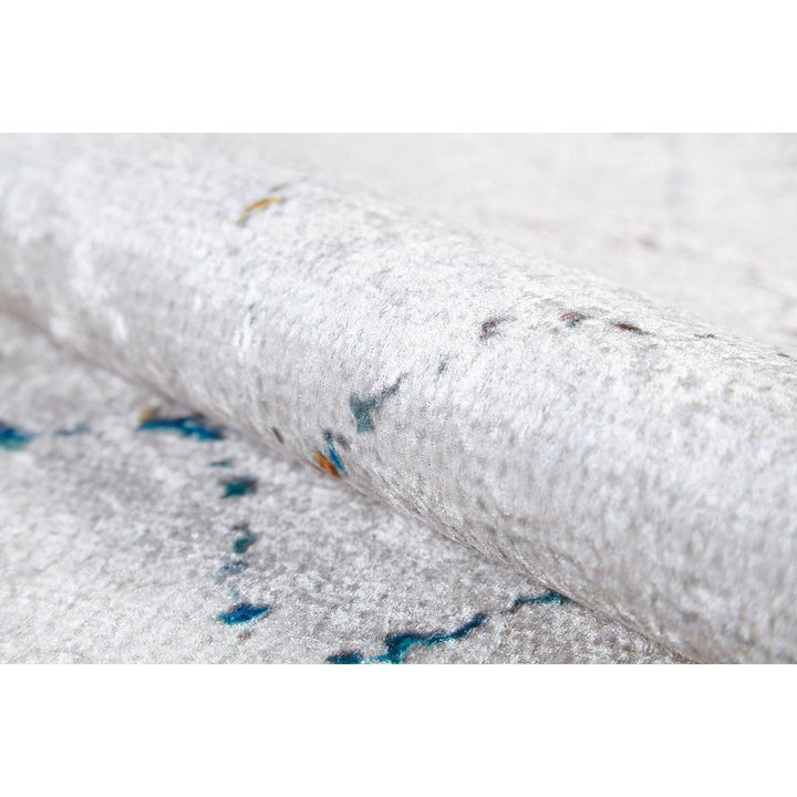 Abstract Design Rug|Farmhouse Style Ethnic Washable Carpet|Machine-Washable Non-Slip Rug|Decorative Area Rug|Multi-Purpose Anti-Slip Carpet