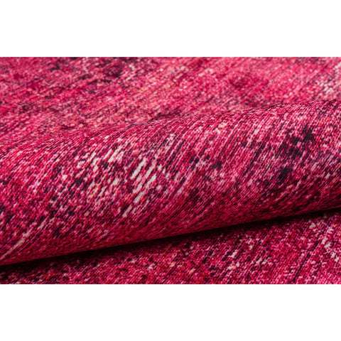 Oriental Red Rug|Machine-Washable Non-Slip Red Carpet|Ethnic Turkish Carpet|Traditional Farmhouse Multi-Purpose Anti-Slip Living Room Carpet