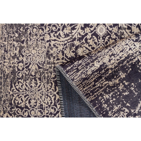 Oriental Brown Rug|Machine-Washable Non-Slip Rug|Ethnic Farmhouse Anatolian Carpet|Traditional Multi-Purpose Anti-Slip Living Room Carpet