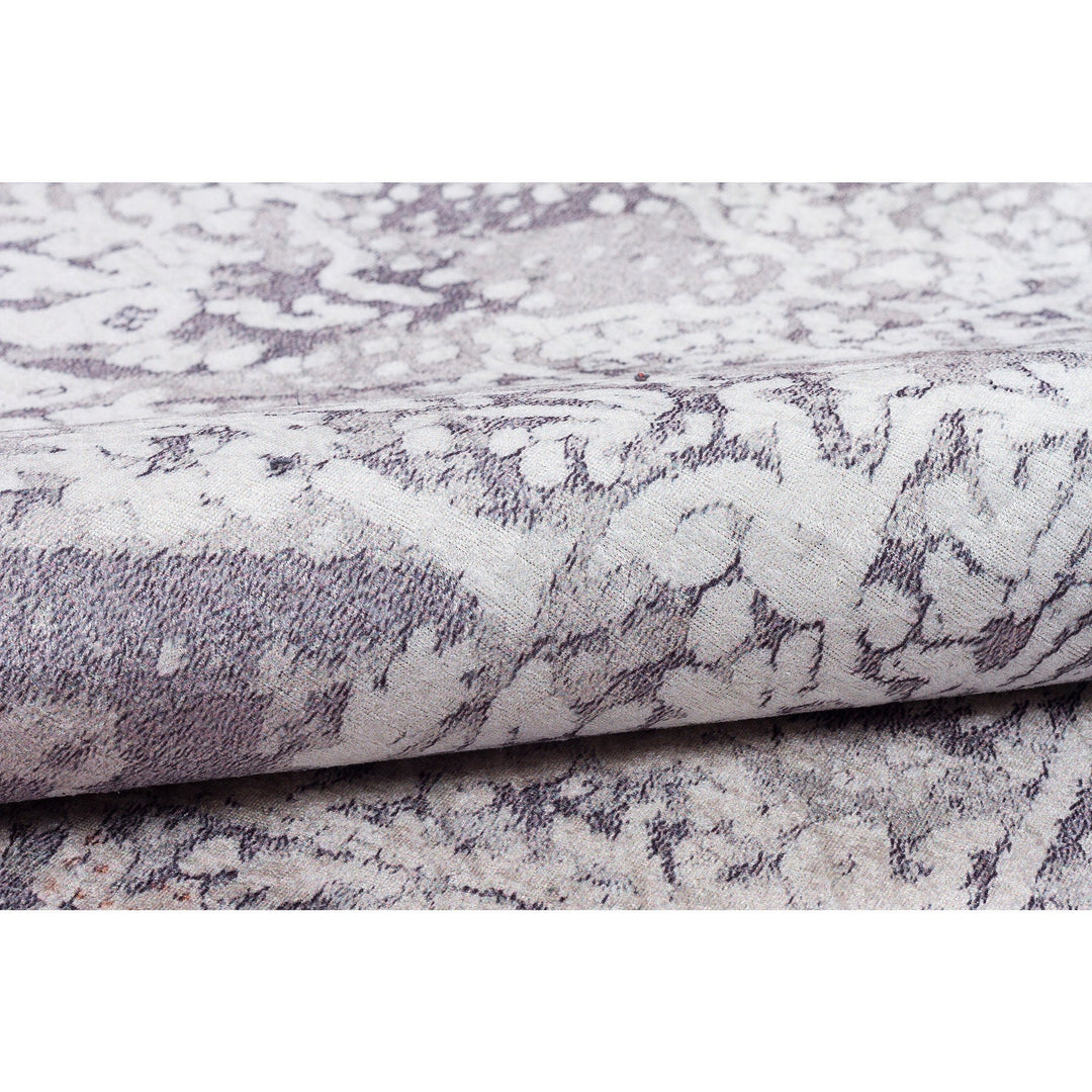 Vintage Looking Rug|Machine-Washable Non-Slip Rug|Abstract Worn Looking Orange Beige Carpet|Boho Design Multi-Purpose Anti-Slip Floor Carpet