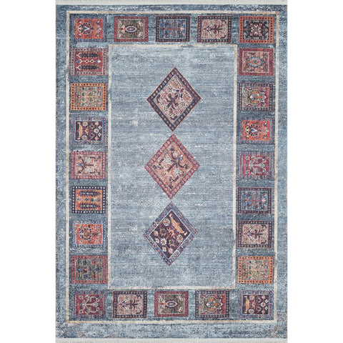 Rug Design Carpet|Ethnic Kilim Pattern Farmhouse Washable Carpet|Machine-Washable Non-Slip Rug|Traditional Multi-Purpose Anti-Slip Carpet