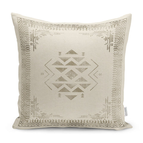 Rug Design Pillow Cover|Tribal Southwestern Cushion Case|Aztec Home Decor|Ethnic Rustic Farmhouse Cushion|Decorative Geometric Pillowtop