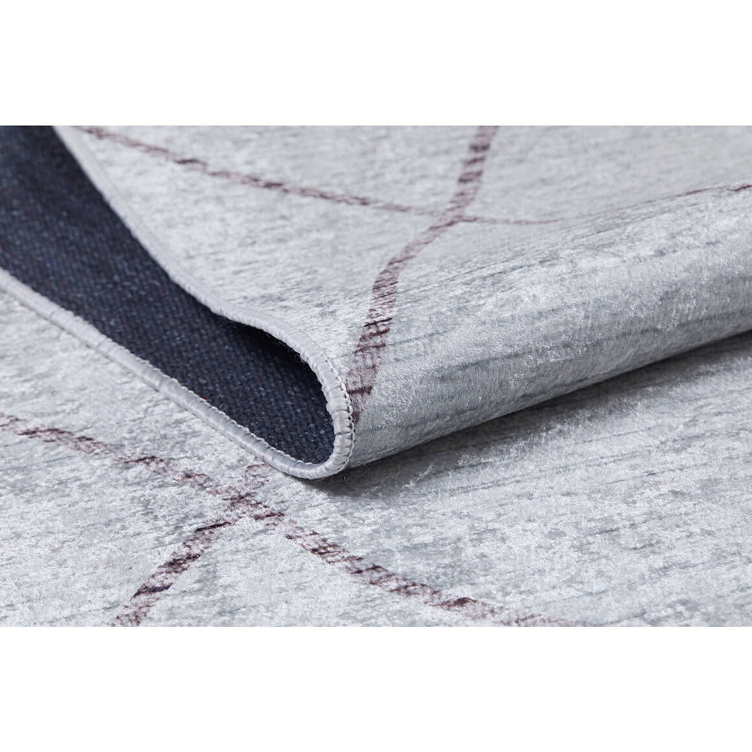 Diamond Pattern Rug|Machine-Washable Non-Slip Rug|Abstract Geometric Washable Carpet|Decorative Area Rug|Multi-Purpose Anti-Slip Carpet