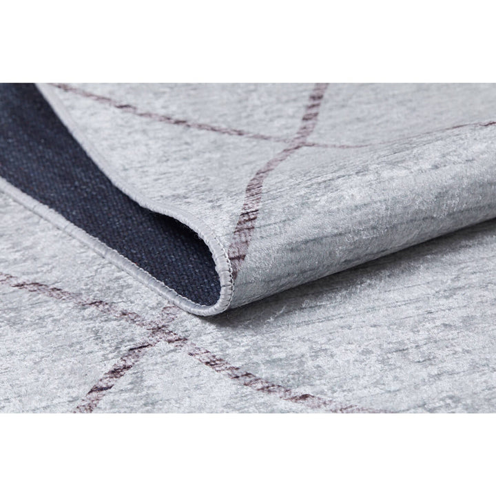 Diamond Pattern Rug|Machine-Washable Non-Slip Rug|Abstract Geometric Washable Carpet|Decorative Area Rug|Multi-Purpose Anti-Slip Carpet