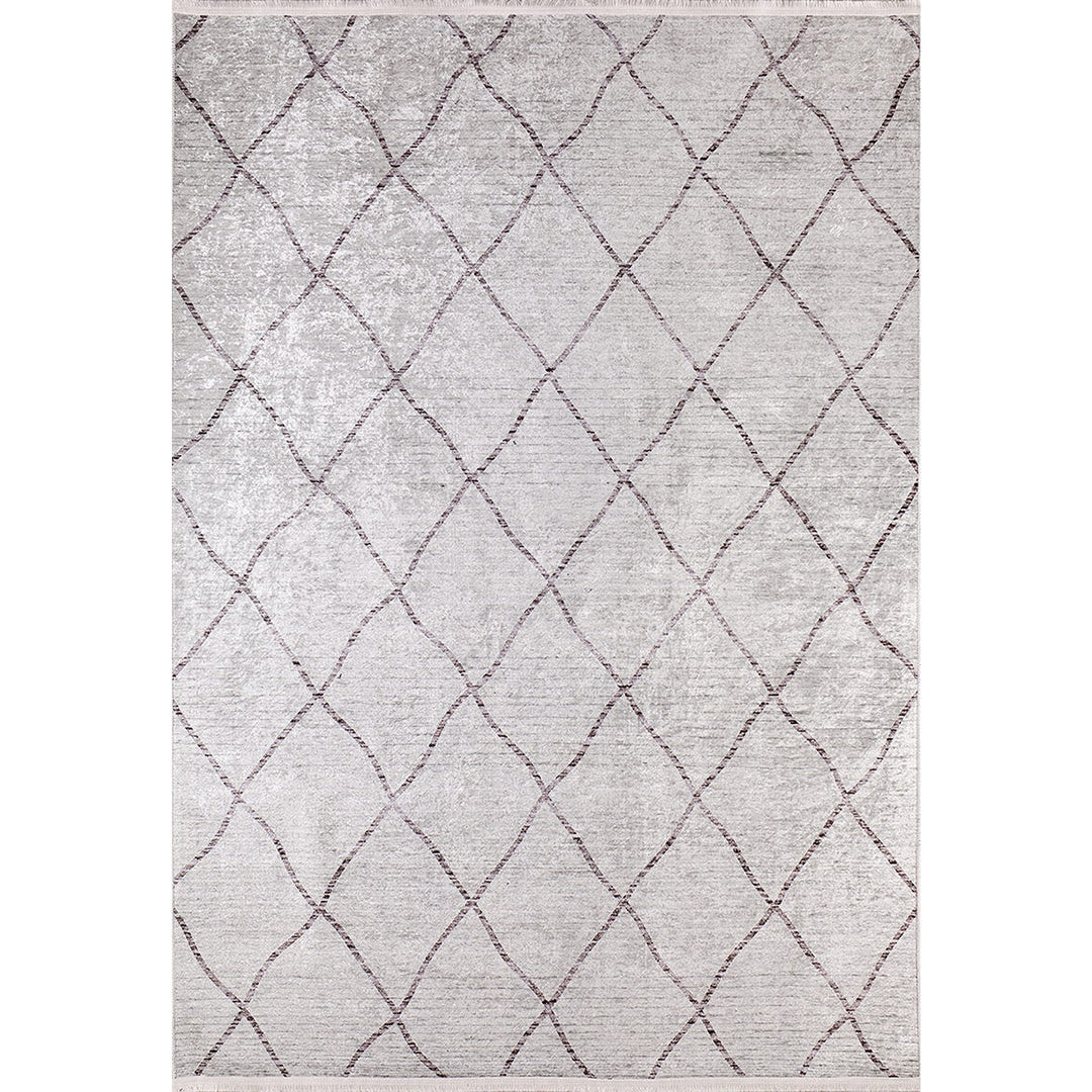 Diamond Pattern Rug|Machine-Washable Non-Slip Rug|Abstract Geometric Washable Carpet|Decorative Area Rug|Multi-Purpose Anti-Slip Carpet