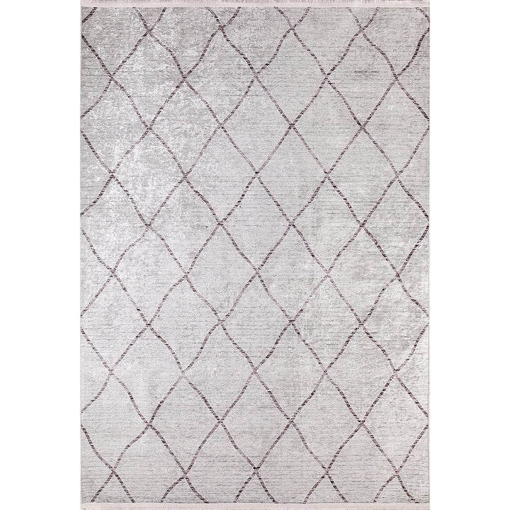 Diamond Pattern Rug|Machine-Washable Non-Slip Rug|Abstract Geometric Washable Carpet|Decorative Area Rug|Multi-Purpose Anti-Slip Carpet