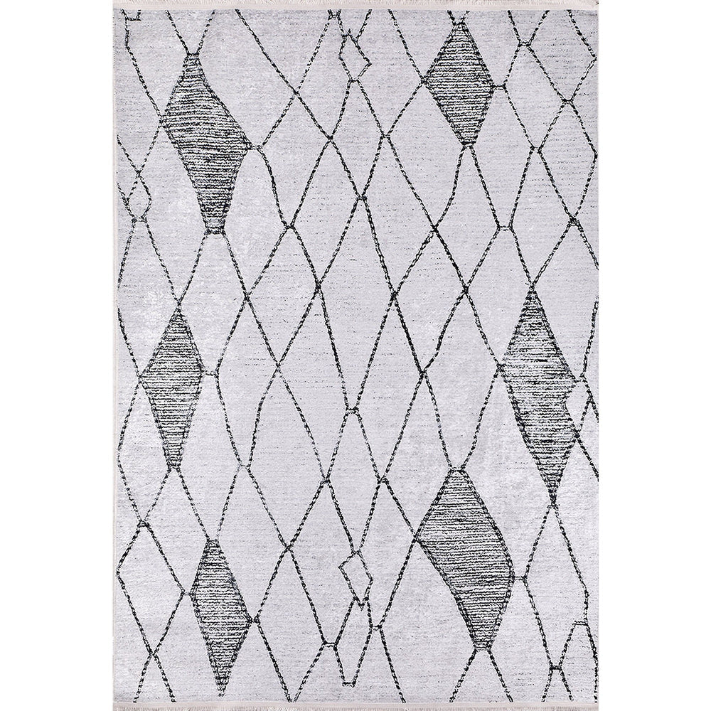 Bohemian Style Rug|Machine-Washable Non-Slip Rug|Boho Washable Carpet|Housewarming Abstract Design Area Rug|Multi-Purpose Anti-Slip Carpet