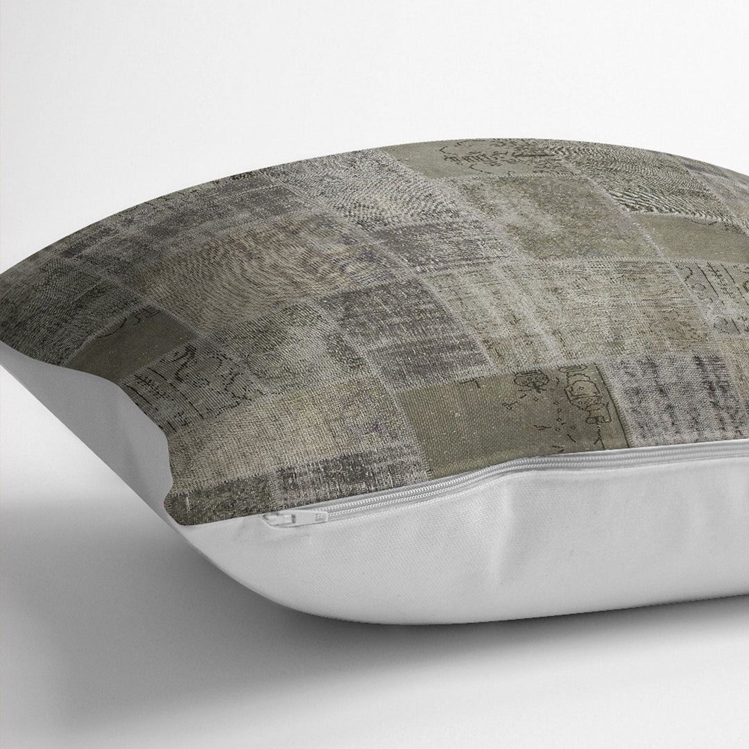 Ethnic Pillowcase|Patchwork Style Cushion Case|Housewarming Abstract Pillow Case|Rustic Design Home Decor|Farmhouse Outdoor Throw Pillowtop