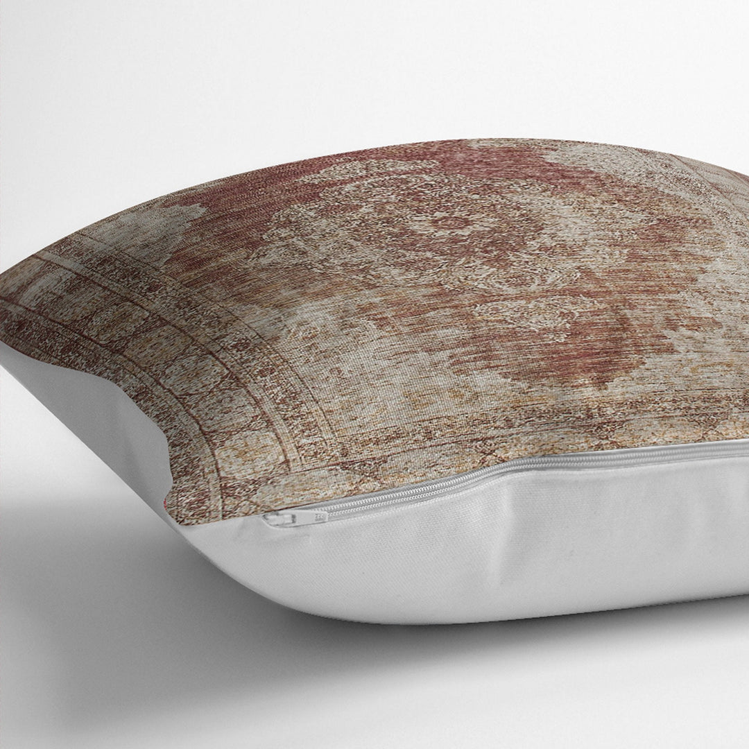 Kilim Pattern Pillow Cover|Rug Design Cushion Case|Traditional Pillow Case|Ethnic Home Decor|Farmhouse Style Abstract Outdoor Pillowtop