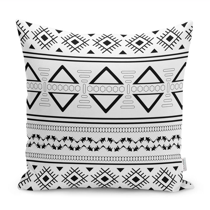 Nordic Scandinavian Pillow Cover|African Tribal Pillow|Southwestern Cushion Case|Rug Design Throw Pillow Case|Aztec Print Ethnic Home Decor