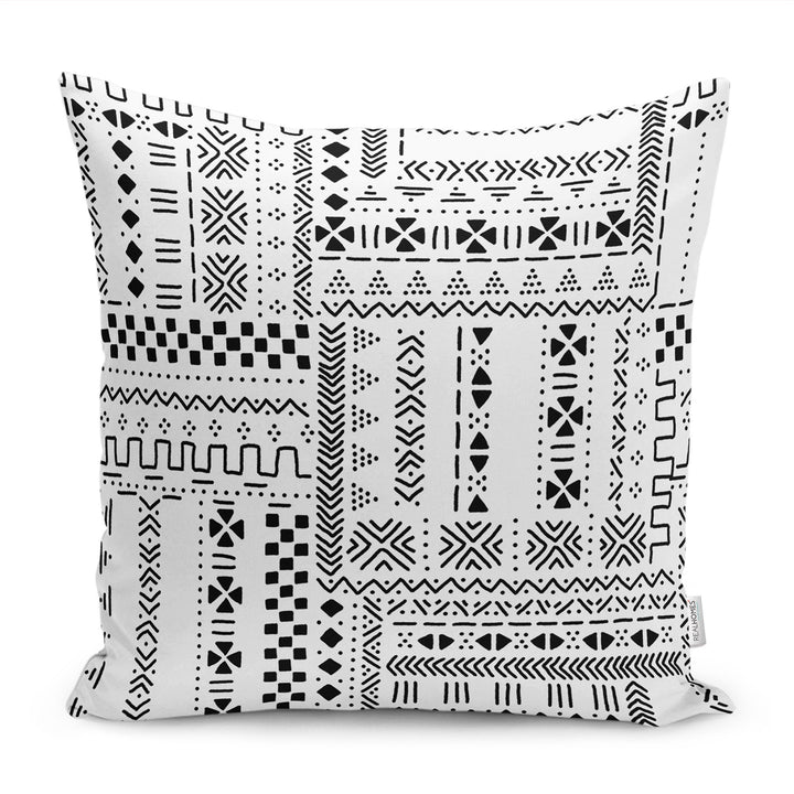 Nordic Scandinavian Pillow Cover|African Tribal Pillow|Southwestern Cushion Case|Rug Design Throw Pillow Case|Aztec Print Ethnic Home Decor