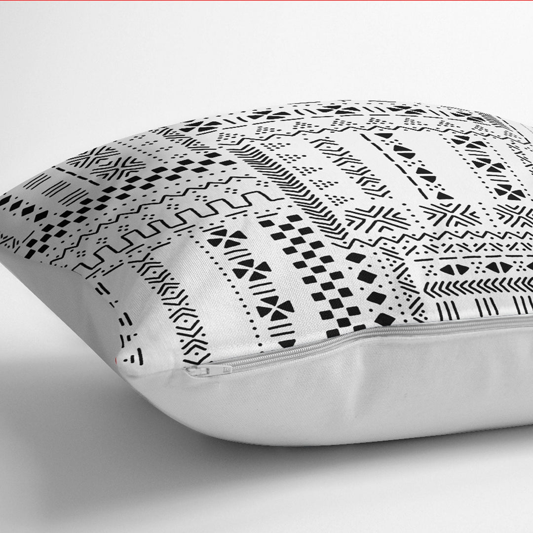 Nordic Scandinavian Pillow Cover|African Tribal Pillow|Southwestern Cushion Case|Rug Design Throw Pillow Case|Aztec Print Ethnic Home Decor