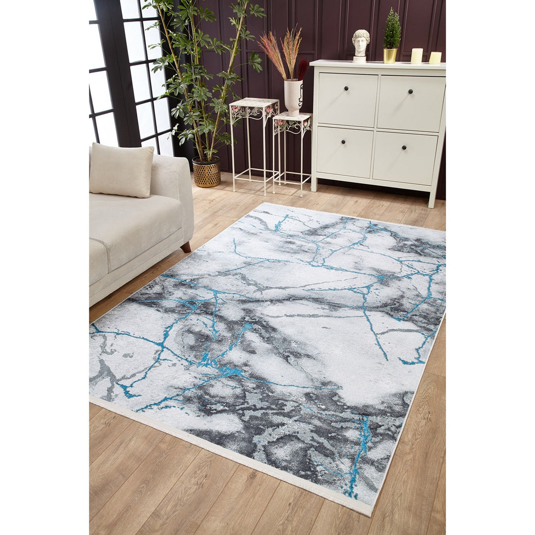 Marble Design Rug|Machine-Washable Rug|Abstract Non-Slip Carpet|Modern Washable Carpet|Decorative Area Rug|Multi-Purpose Anti-Slip Rug