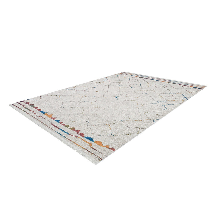 Abstract Design Rug|Farmhouse Style Ethnic Washable Carpet|Machine-Washable Non-Slip Rug|Decorative Area Rug|Multi-Purpose Anti-Slip Carpet