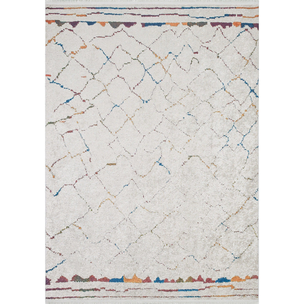 Abstract Design Rug|Farmhouse Style Ethnic Washable Carpet|Machine-Washable Non-Slip Rug|Decorative Area Rug|Multi-Purpose Anti-Slip Carpet