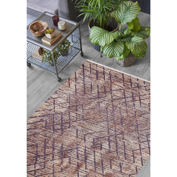 Abstract Design Rug|Housewarming Abstract Lines Area Rug|Machine-Washable Non-Slip Rug|Boho Washable Carpet|Multi-Purpose Anti-Slip Carpet