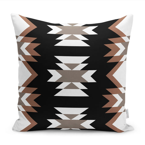 Rug Design Pillow Cover|Geometric Southwestern Cushion Case|Aztec Home Decor|Ethnic Farmhouse Cushion Cover|Decorative Outdoor Pillowtop