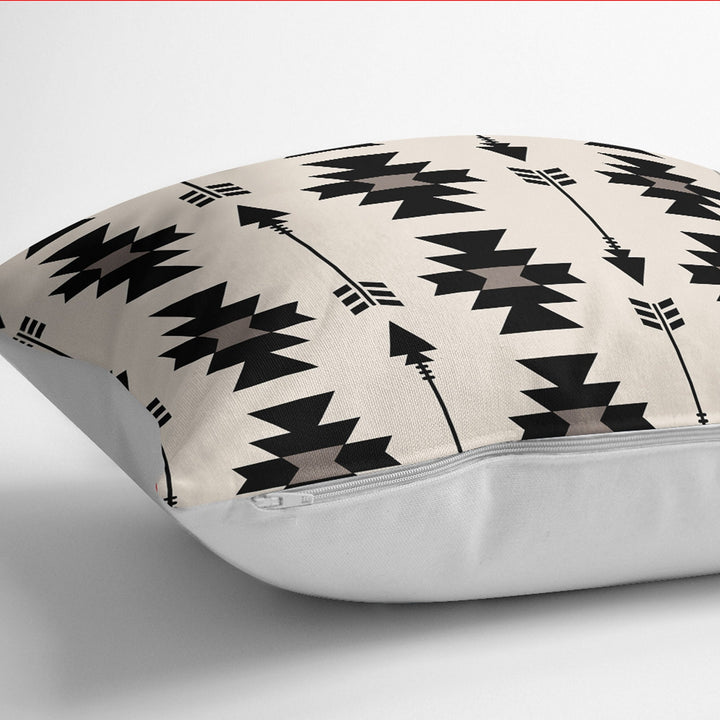 Rug Design Pillow Cover|Terracotta Southwestern Cushion Case|Aztec Home Decor|Ethnic Farmhouse Cushion Cover|Decorative Geometric Pillowtop