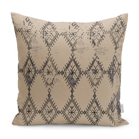 Rug Design Pillow Cover|Decorative Geometric Pillowtop|Southwestern Cushion Case|Aztec Home Decor|Ethnic Farmhouse Outdoor Cushion Cover