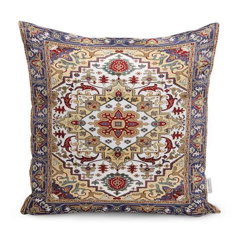 Kilim Pattern Pillow Cover|Authentic Style Geometric Outdoor Pillowtop|Rug Design Cushion Case|Turkish Kilim Pillow Case|Ethnic Home Decor