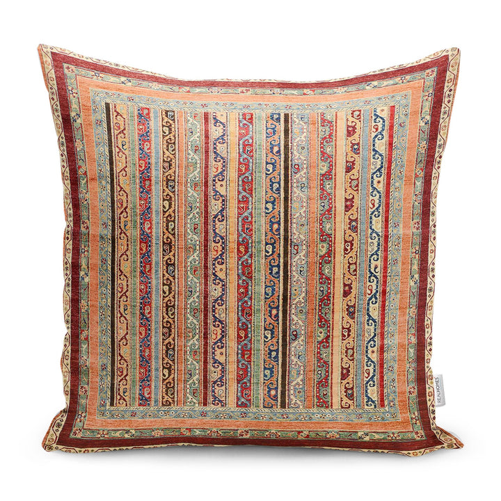 Kilim Pattern Pillow Cover|Rug Design Cushion Case|Ethnic Home Decor|Ottoman Pillow Case|Farmhouse Style Geometric Outdoor Throw Pillowtop