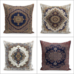Authentic Pillowcase|Rug Design Cushion Case|Anatolian Pillow Case|Ethnic Home Decor|Farmhouse Style Rustic Geometric Outdoor Pillowtop