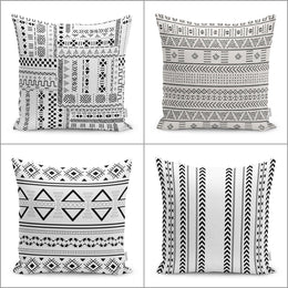 Nordic Scandinavian Pillow Cover|African Tribal Pillow|Southwestern Cushion Case|Rug Design Throw Pillow Case|Aztec Print Ethnic Home Decor