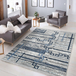 Abstract Pattern Rug|Decorative Carpet|Machine-Washable Fringed Non-Slip Rug|Modern Multi-Purpose Anti-Slip Carpet|Bohemian Living Room Rug